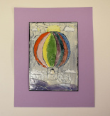 Lőcsei Panni: Léggömb, Tűzzománc kép – 2500 Paletta